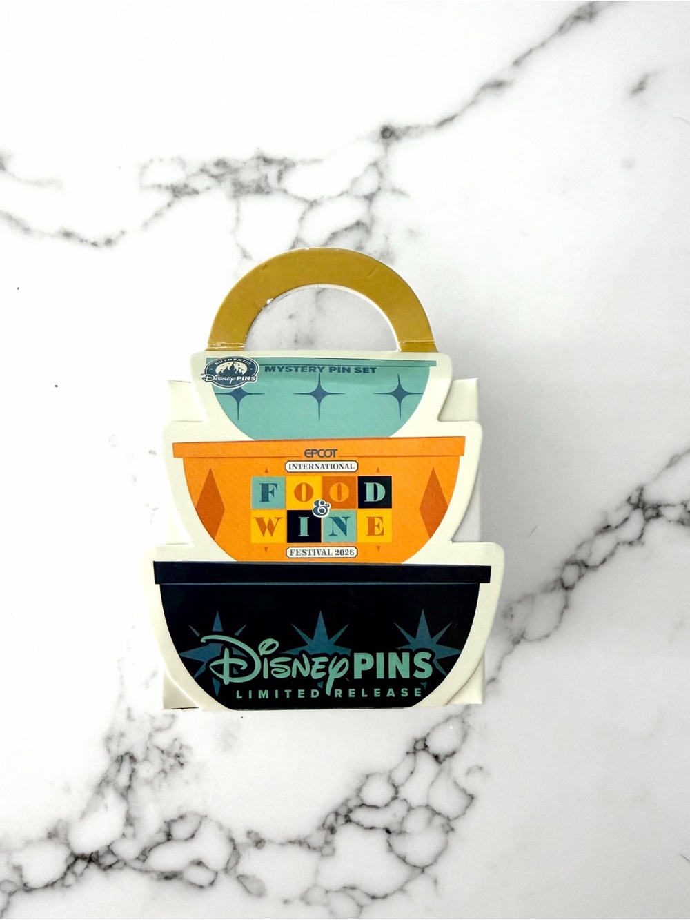 Disney Pins Food & Wine Festival Mystery Pin Set - 2 Pins